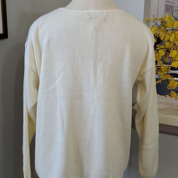 NORTON McNaughton pullover sweater. Beautiful colors. SIZE LARGE. - Picture 6 of 9